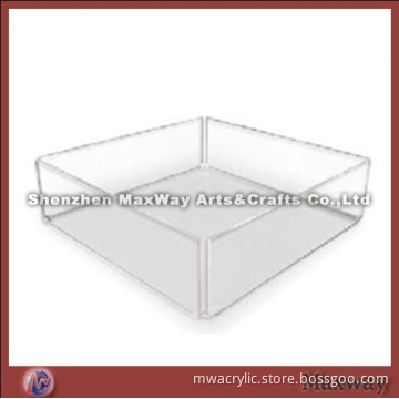 Transparent Table Home Acrylic Cookie Tray